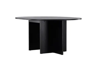 Strada Rektangulært Spisebord 120 cm med Træ- og Valnøddeudseende - Sort - Møbler - Borde - Spisebord og køkkenbord