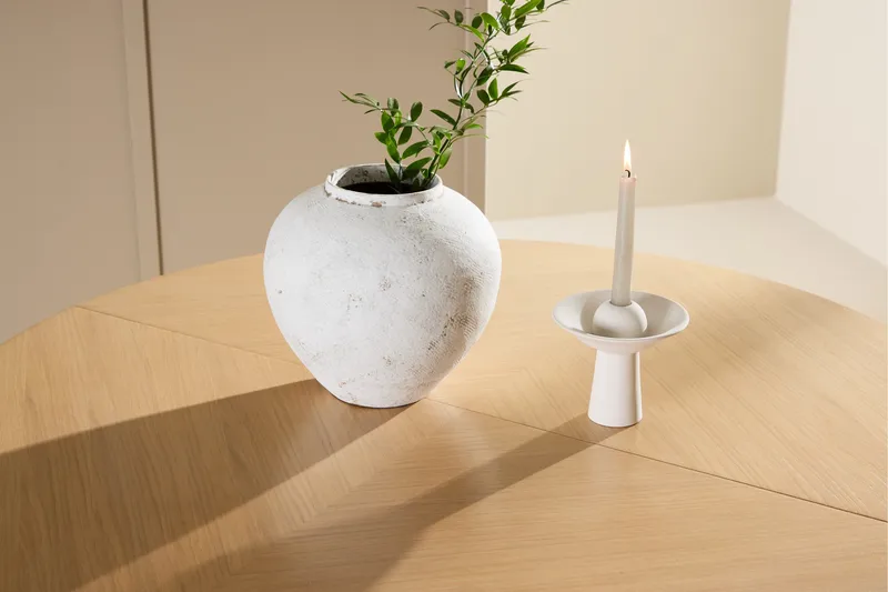 Strada Spisebord 120 cm Rektangulært - Hvidvasket - Møbler - Borde - Spisebord og køkkenbord