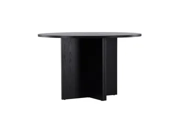 Strada Spisebord 120 cm Rektangulært - Sort - Møbler - Borde - Spisebord og køkkenbord