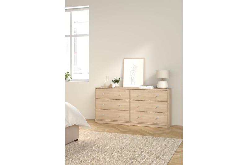 Sundra Sminkebord 143 cm - Brun - Møbler - Borde - Sminkebord & konsolbord