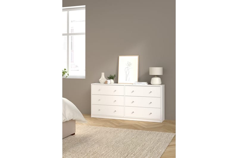 Sundra Sminkebord 143 cm - Hvid - Møbler - Borde - Sminkebord & konsolbord
