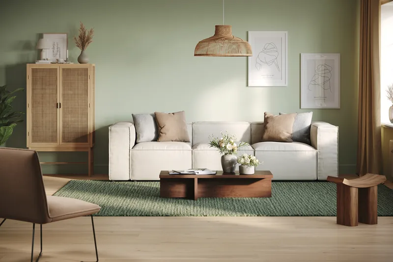 Töreboda Sofabord Rektangulært 120 cm - Sort træ look - Møbler - Borde - Sofabord