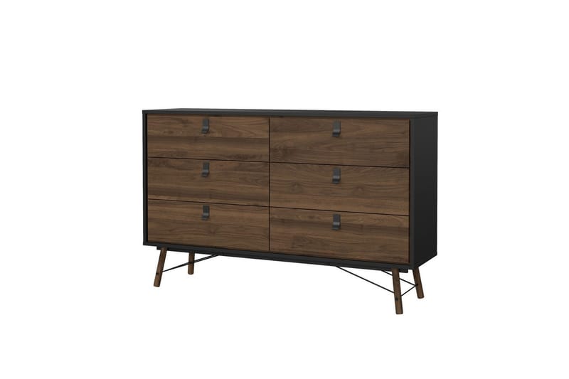 Tadami Sminkebord 150 cm - Sort/Natur - Møbler - Borde - Sminkebord & konsolbord