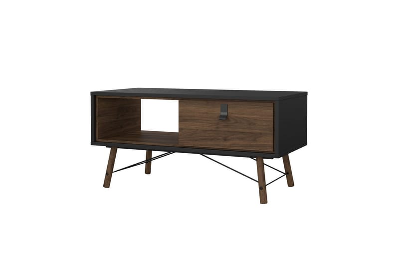 Tadami Sofabord 102 cm - Sort/Natur - Møbler - Borde - Sofabord