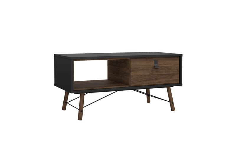 Tadami Sofabord 102 cm - Sort/Natur - Møbler - Borde - Sofabord