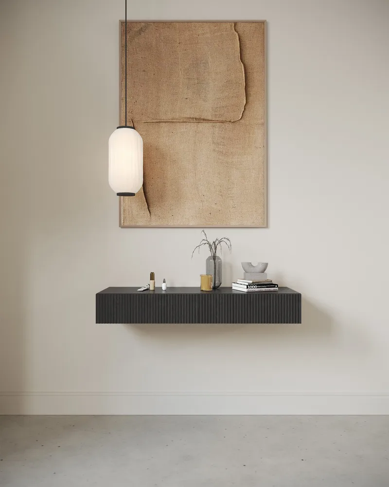 Takayo Sminkebord 110 cm - Sort - Møbler - Borde - Sminkebord & konsolbord