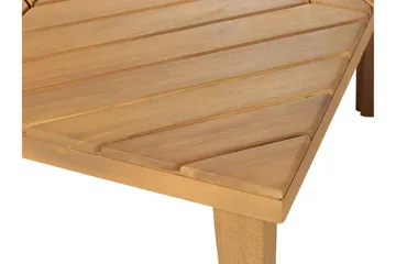 Taviano Sofabord 70x70 cm Kvadratisk - Lysebrun - Havemøbler - Balkon - Balkonmøbler - Altanborde