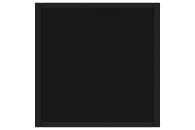 tebord 40x40x50 cm glas sort - Sort - Møbler - Borde - Sofabord