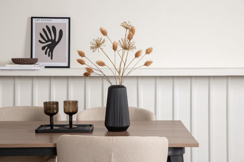 Tempe Spisegruppe 140 cm Rektangulær med 4 Modesto stole - Beige - Møbler - Borde - Spisebordssæt