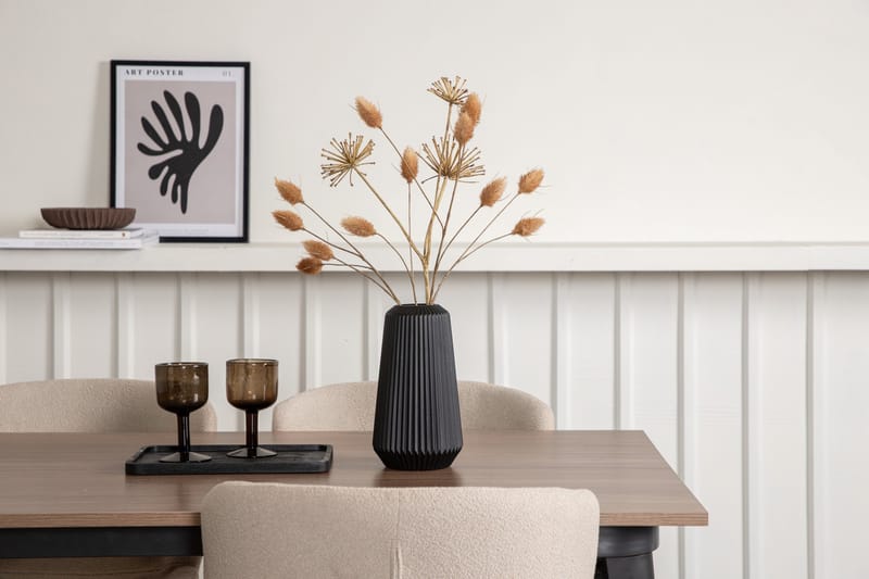 Tempe Spisegruppe 140 cm Rektangulær med 4 Modesto stole - Beige - Møbler - Borde - Spisebordssæt