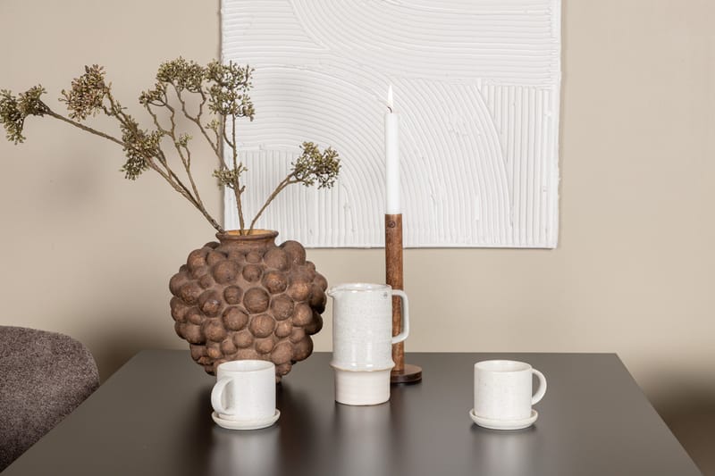 Tempe Spisegruppe 80 cm Rektangulær med 2 Modesto stole - Svart - Møbler - Borde - Spisebordssæt