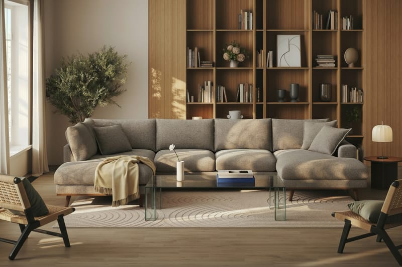 Tetsuya Rektangulært Sofabord 140x60x30 cm i Glas - Gennemsigtig - Møbler - Borde - Sofabord