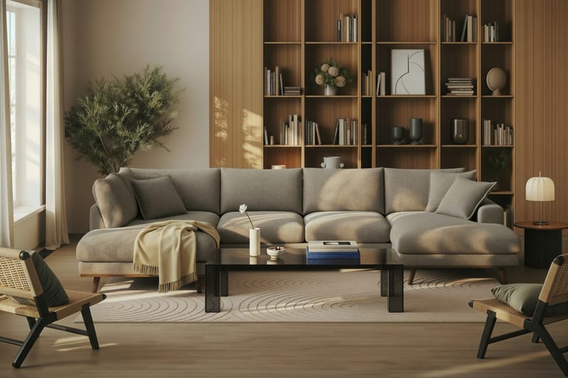 Tetsuya Rektangulært Sofabord 140x60x30 cm i Glas - Sort - Møbler - Borde - Sofabord