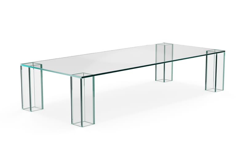 Tetsuya Sofabord 140 cm - Transparent - Møbler - Borde - Sofabord