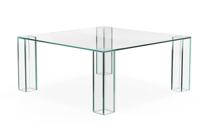 Tetsuya Sofabord 90 cm - Transparent - Møbler - Borde - Sofabord