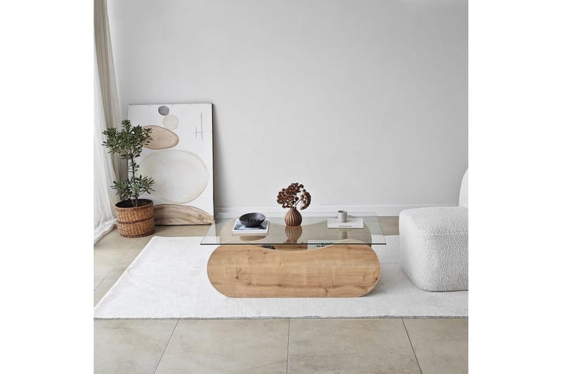 Tevrin Sofabord 105 cm - Nature - Møbler - Borde - Sofabord
