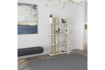 Thyra Bogreol 120 cm - Guld - Opbevaring - Hylder & Reoler - Bogreol
