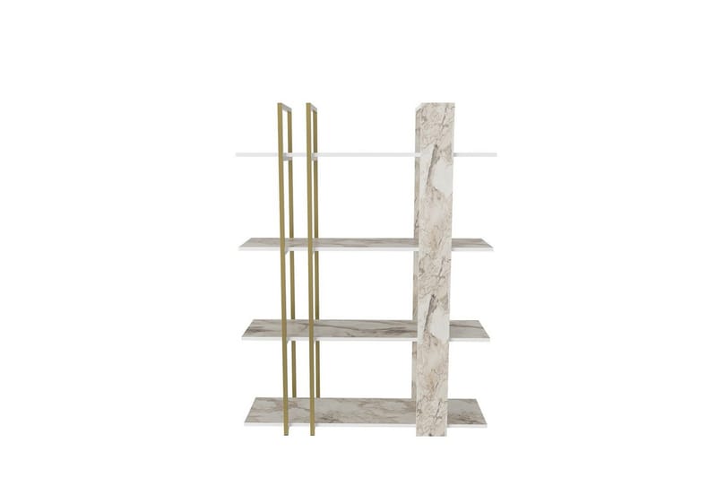 Thyra Bogreol 120 cm - Guld - Opbevaring - Hylder & Reoler - Bogreol