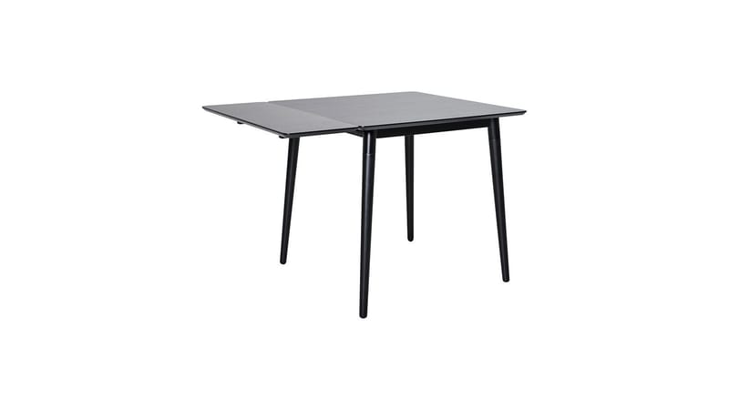 Tillægsplade Errarp 80x80+30 cm - Sort ask melamin - Møbler - Borde - Spisebord og køkkenbord