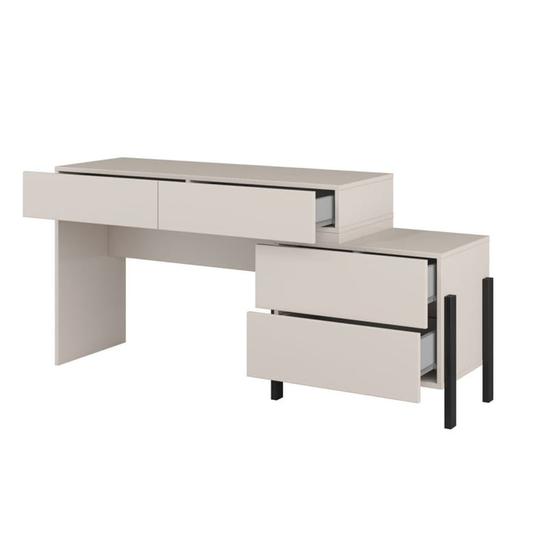 Toiletbord Jukon S med 4 Skuffer - Møbler - Borde - Sminkebord & konsolbord