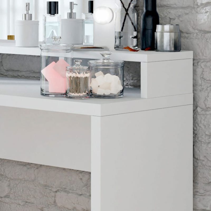 Toiletbord med spejl Diva med 3 Skuffer - Møbler - Borde - Sminkebord & konsolbord