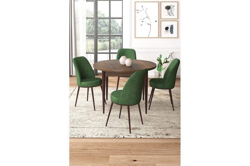 Tor Spisegruppe 4-personers - Brun/Beige - Møbler - Borde - Spisebordssæt