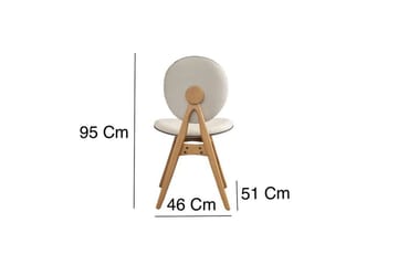 Touch Spisegruppe 160 cm Rektangulær - Natur - Møbler - Borde - Spisebordssæt