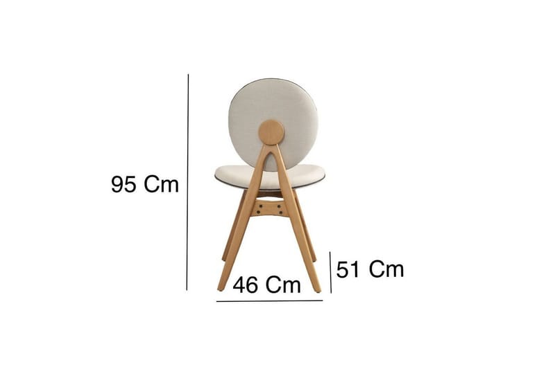 Touch Spisegruppe 160 cm Rektangulær - Natur - Møbler - Borde - Spisebordssæt