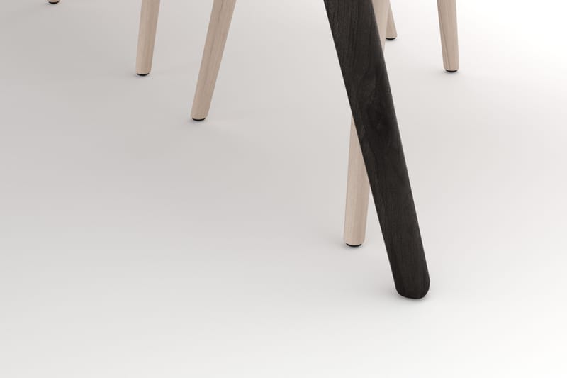 Tyrö Spisebordssæt med 6 Tyrö Armlænssstole - Smoked Oak/Whitewash - Møbler - Borde - Spisebordssæt