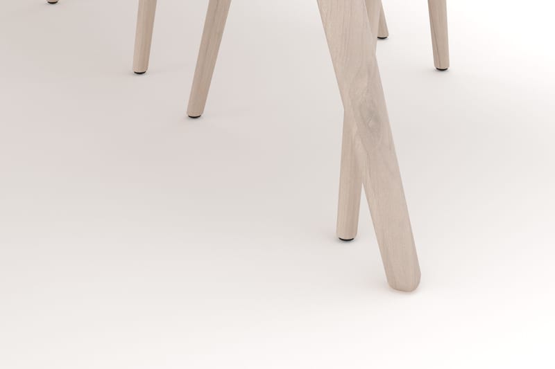 Tyrö Spisebordssæt med 6 Tyrö Armlænssstole - Whitewash/Whitewash - Møbler - Borde - Spisebordssæt