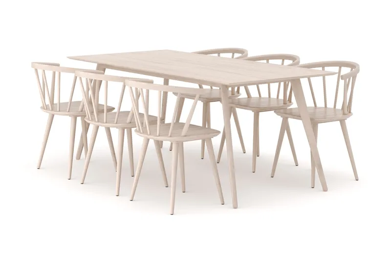 Tyrö Spisebordssæt med 6 Tyrö Armlænssstole, undefined