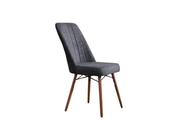 Udtrækkeligt spisebord- og stolssæt (5 dele) Homitis Lidyana (130 x 76 x 80 cm) Antracit - Antracit - Møbler - Borde - Spisebordssæt