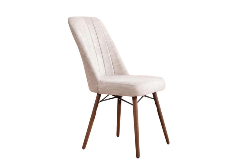 Udtrækkeligt spisebord- og stolssæt (5 dele) Homitis Lidyana (130 x 76 x 80 cm) Creme - Møbler - Borde - Spisebordssæt