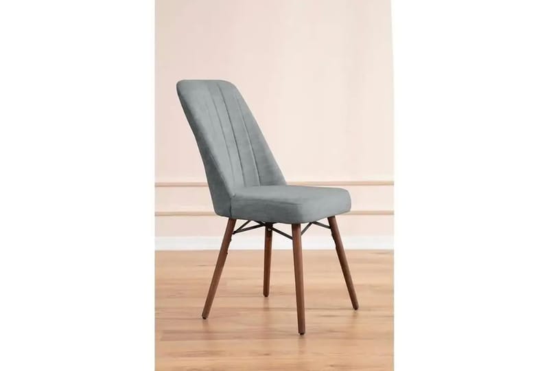 Udtrækkeligt spisebord- og stolssæt (7 dele) Homitis Lidyana (130 x 76 x 80 cm) Grå - Møbler - Borde - Spisebordssæt
