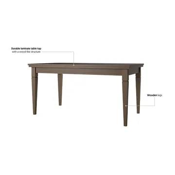 Udtudsbord Evora - Lys Beige - Møbler - Borde - Spisebord og køkkenbord