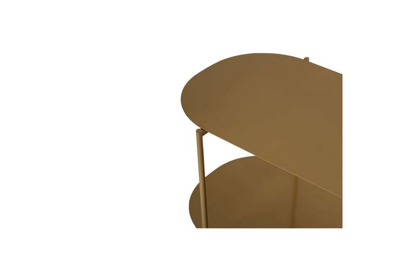 Ulvo Sofabord 100 cm - Guld - Møbler - Borde - Sofabord