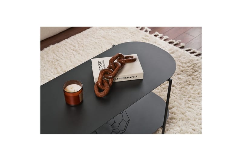 Ulvo Sofabord 100 cm - Sort - Møbler - Borde - Sofabord