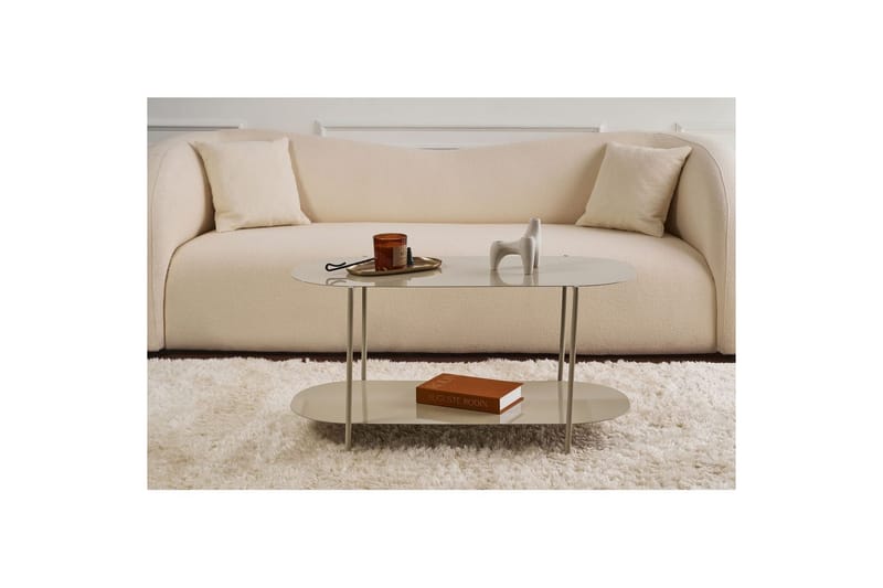 Ulvo Sofabord 100 cm - Taupe - Møbler - Borde - Sofabord