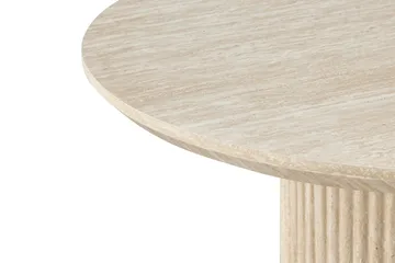 Uppveda Ovalt Spisebord 180x90 cm Travertinlook - Beige - Møbler - Borde - Spisebord og køkkenbord