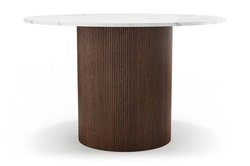 Uppveda Spisebord 120 cm Rundt - Brun - Møbler - Borde - Spisebord og køkkenbord