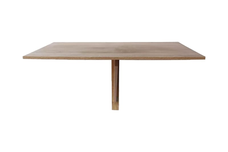 Væghængt Klapbord Egetræ 100 X 60 Cm - Brun - Semmenfoldeligt bord
