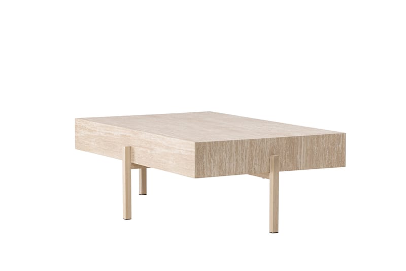 Vadholmen Sofabord 130x82 cm Rektangulært - Whitewash - Møbler - Borde - Sofabord
