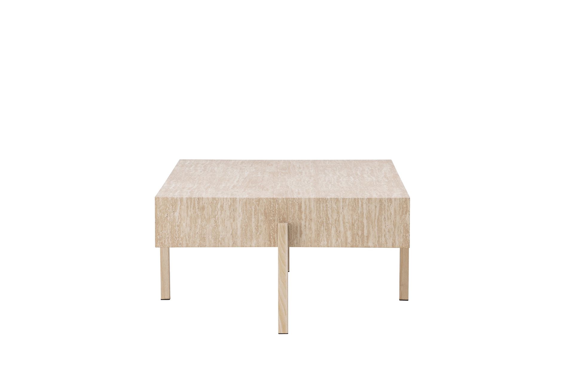 Vadholmen Sofabord 130x82 cm Rektangulært - Whitewash - Møbler - Borde - Sofabord