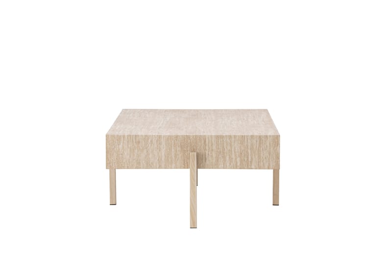 Vadholmen Sofabord 130x82 cm Rektangulært - Whitewash - Møbler - Borde - Sofabord