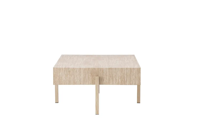 Vadholmen Sofabord 130x82 cm Rektangulært - Whitewash - Møbler - Borde - Sofabord