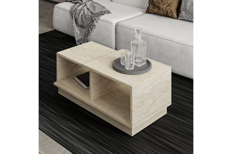 Vaelen Sofabord 90 cm - Sand - Møbler - Borde - Sofabord