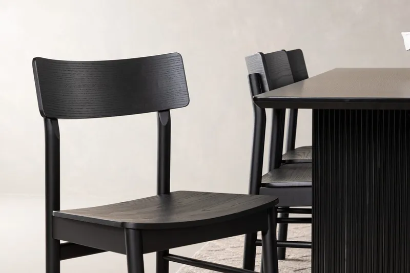 Vail Spisebord 200 cm med 6 Montros Spisebordsstole