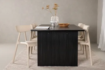Vail Spisebordssæt 200 cm Rektangulær med 6 Ursholmen Stole - Beige - Møbler - Borde - Spisebordssæt