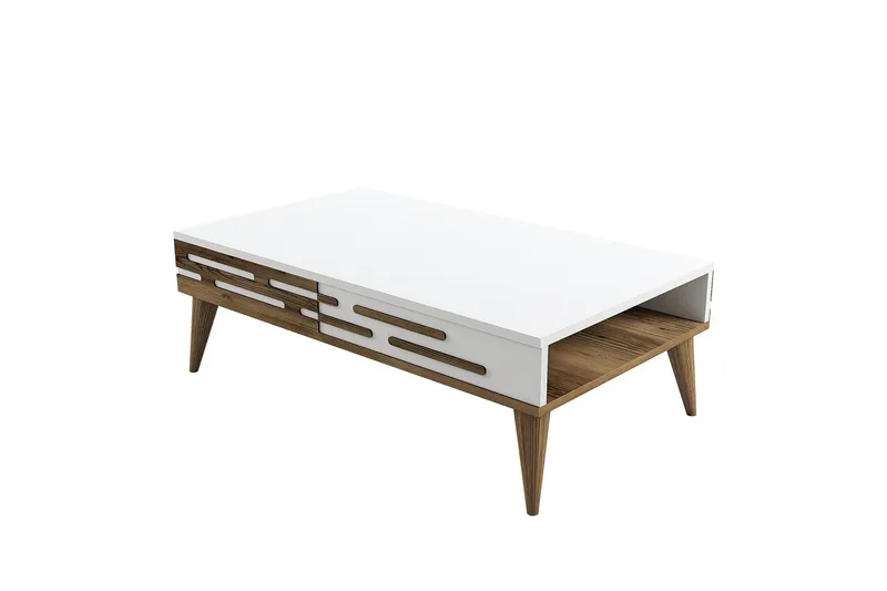 Valensiya Sofabord 105 cm, Hvid