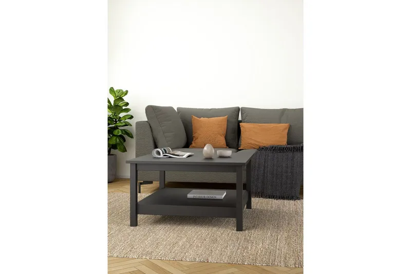 Vallvidera Sofabord 81 cm - Sort - Møbler - Borde - Sofabord